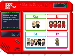 Abba to Zappa TV / cinema / posters / press / beermats / postcards / escalater cards / web / Glastonbury build