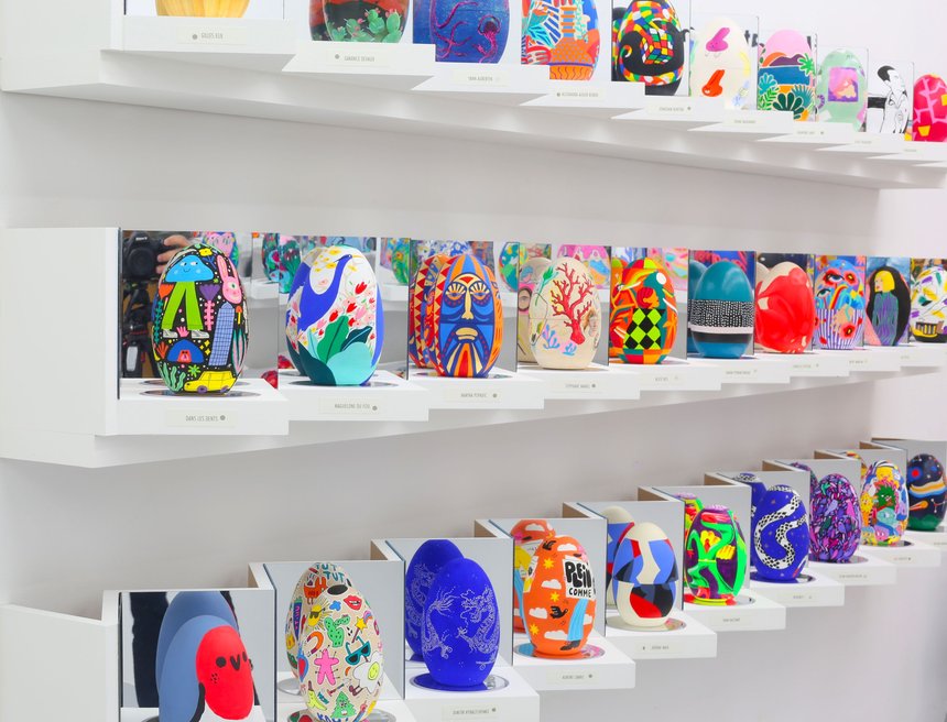 100 Eggs 100 Artists