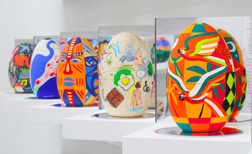 100 Eggs 100 Artists