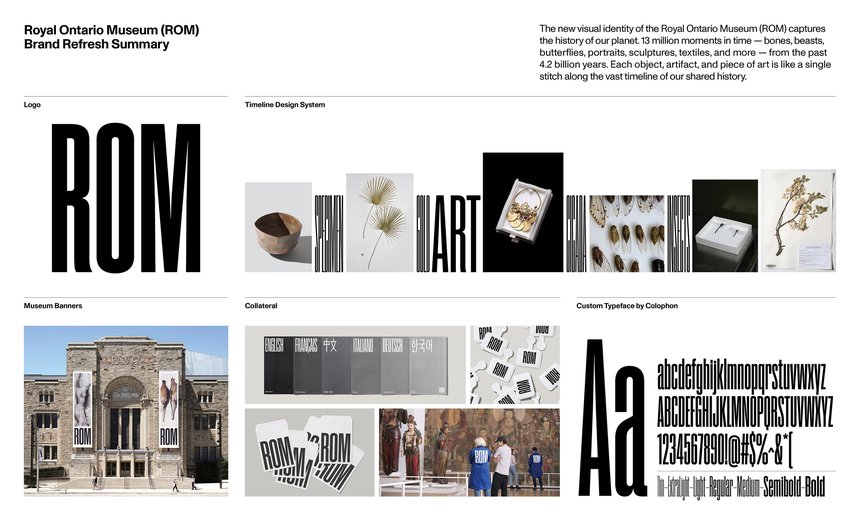 Rebrand for ROM, Canada's Largest Museum