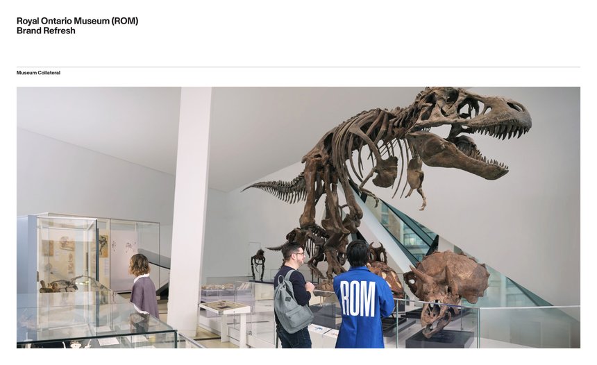 Rebrand for ROM, Canada's Largest Museum
