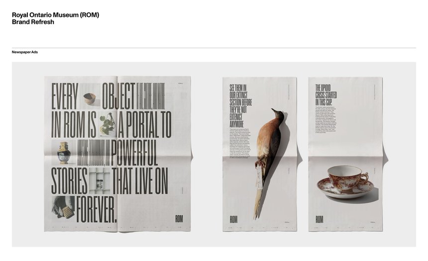 Rebrand for ROM, Canada's Largest Museum