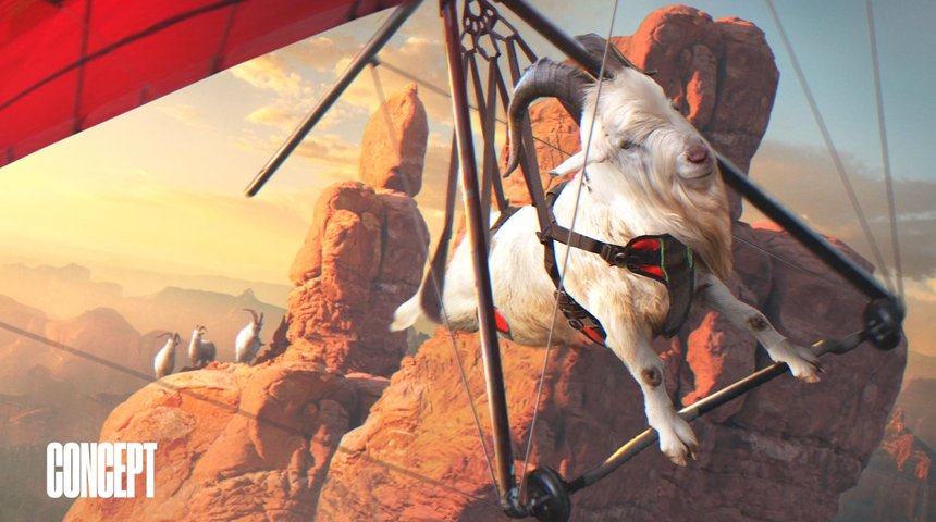 Virgin Media – Goat Glider