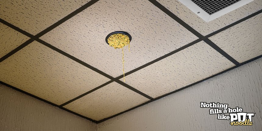 Nothing Fills a Hole Like Pot Noodle