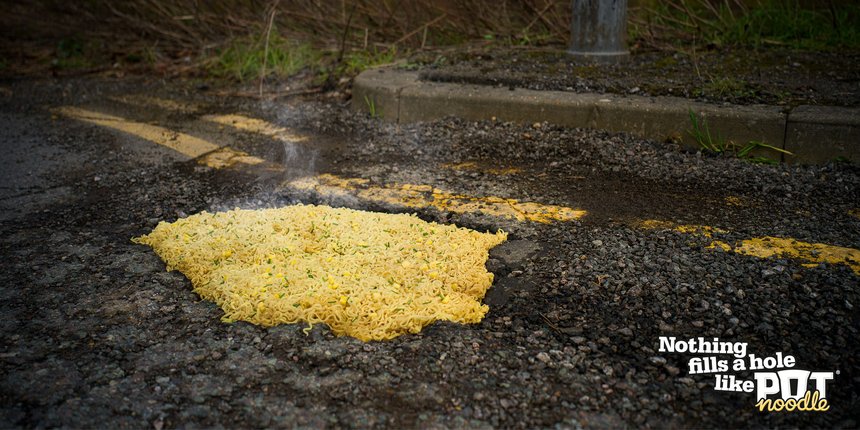 Nothing Fills a Hole Like Pot Noodle