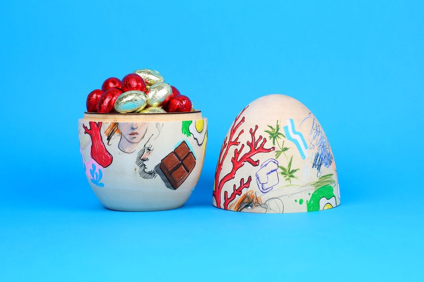 100 Eggs 100 Artists