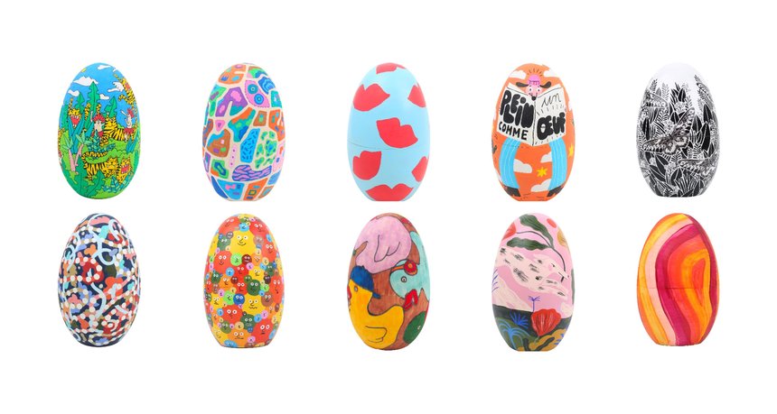 100 Eggs 100 Artists