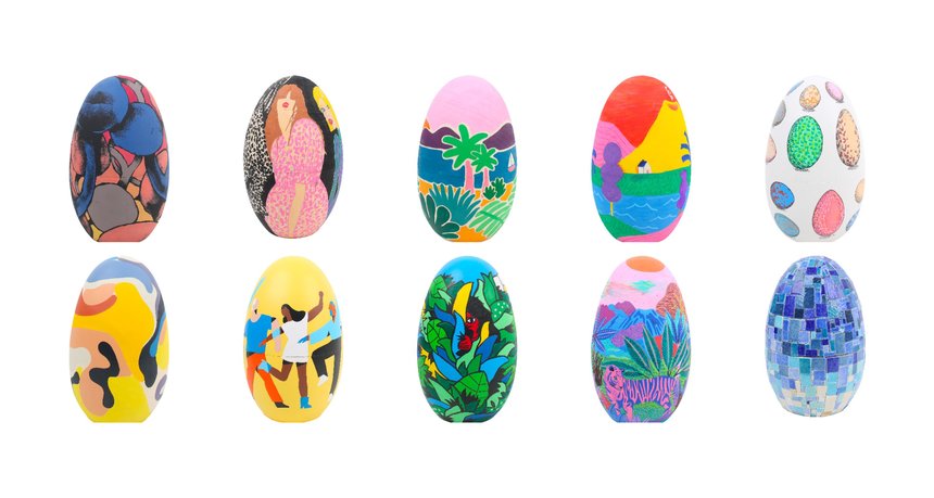 100 Eggs 100 Artists