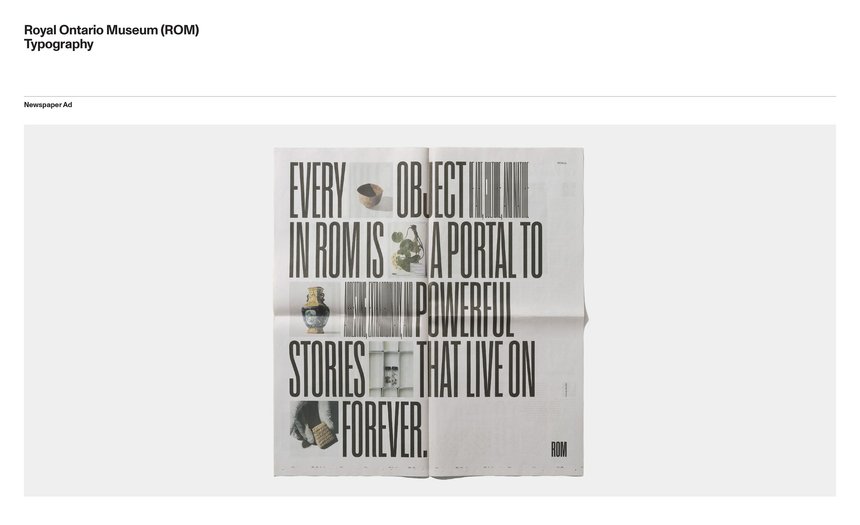 Rebrand for ROM, Canada's Largest Museum