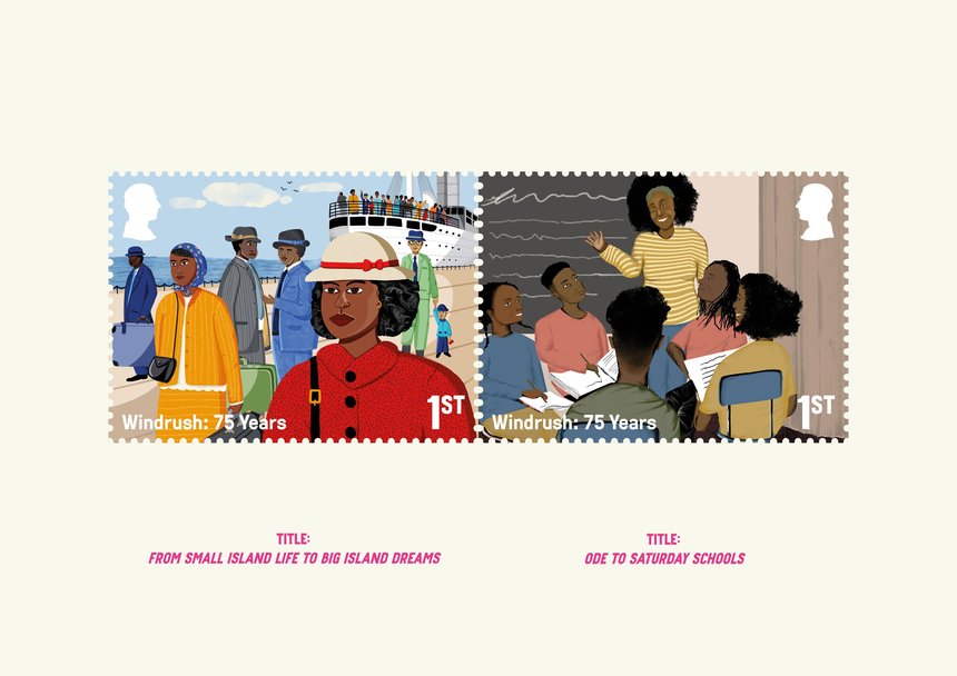 Windrush: 75 Years - Royal Mail Stamps