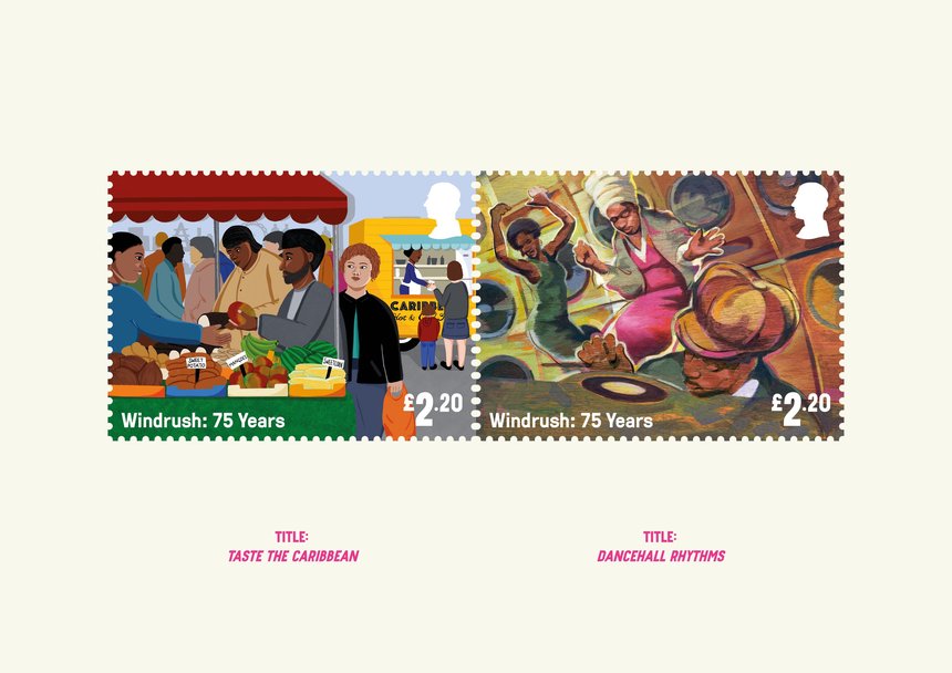 Windrush: 75 Years - Royal Mail Stamps